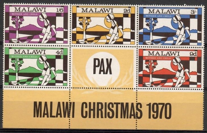 Znaczek Malawi 1970 Mi 138-142 Czyste **