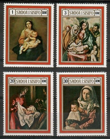 Znaczek Samoa 1969 Mi 206-209 Czyste **