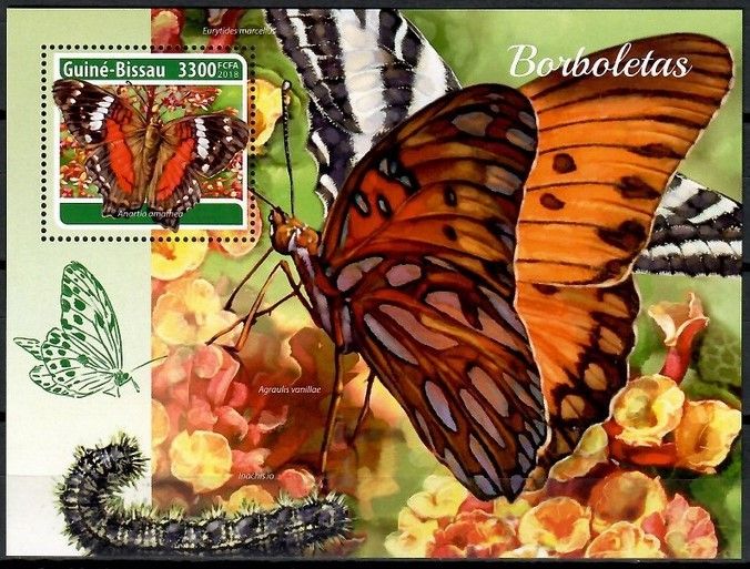 Znaczek Gwinea Bissau 2018 Mi bl 1690 Czyste **