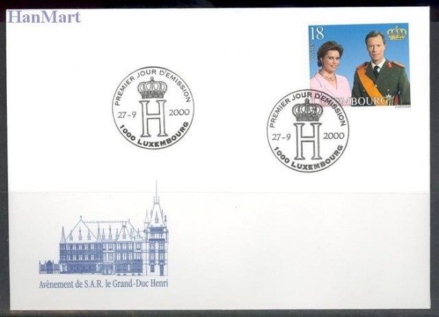 Znaczek Luksemburg 2000 Mi 1515 FDC