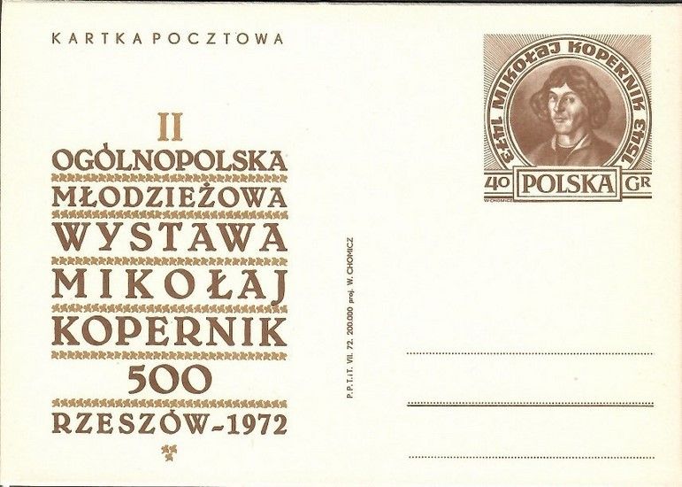 Znaczek Polska 1972 Fi Cp 523 Całostka pocztowa