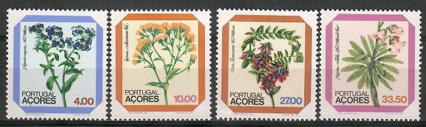 Znaczek Azory 1982 Mi 349-352 Czyste **