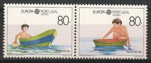 Znaczek Azory 1989 Mi 401-402 Czyste **