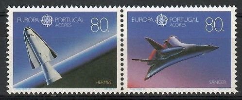 Znaczek Azory 1991 Mi 415-416 Czyste **