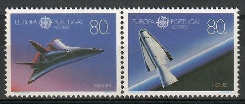 Znaczek Azory 1991 Mi 415-416 Czyste **