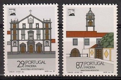 Znaczek Madera 1989 Mi 127-128 Czyste **