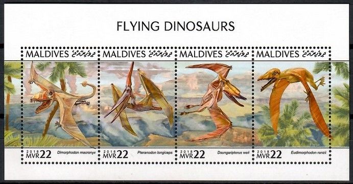 Znaczek Malediwy 2018 Mi ark 7943-7946 Czyste **