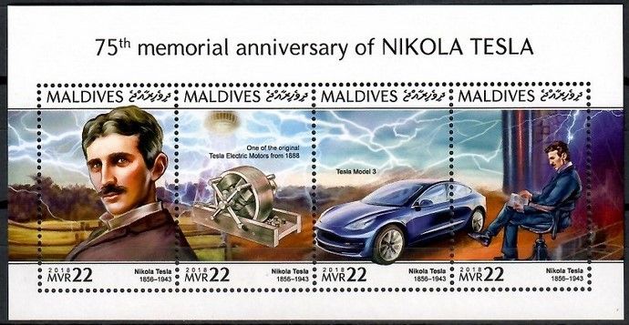 Znaczek Malediwy 2018 Mi ark 7983-7986 Czyste **