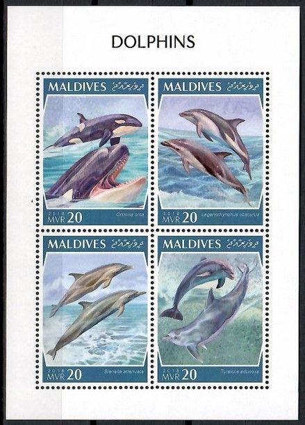 Znaczek Malediwy 2018 Mi ark 8035-8038 Czyste **