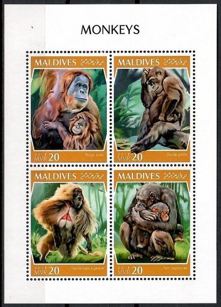 Znaczek Malediwy 2018 Mi ark 8045-8048 Czyste **