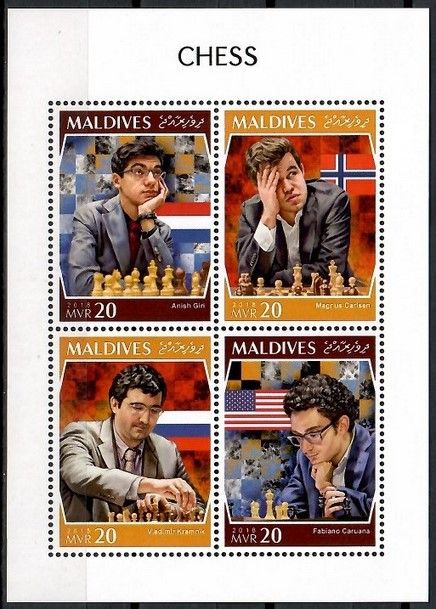 Znaczek Malediwy 2018 Mi ark 8060-8063 Czyste **
