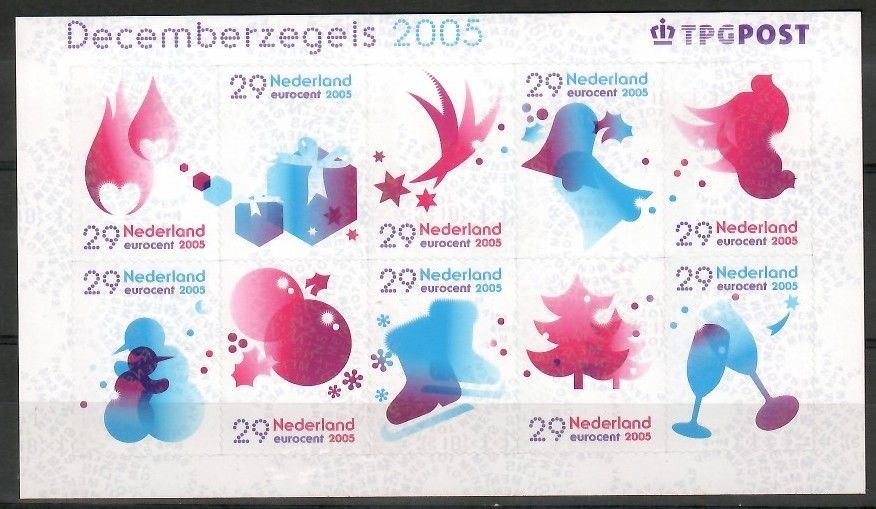 Znaczek Holandia 2005 Mi fol 2348-2357 Czyste **
