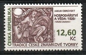 Znaczek Czechy 1998 Mi 165 Czyste **