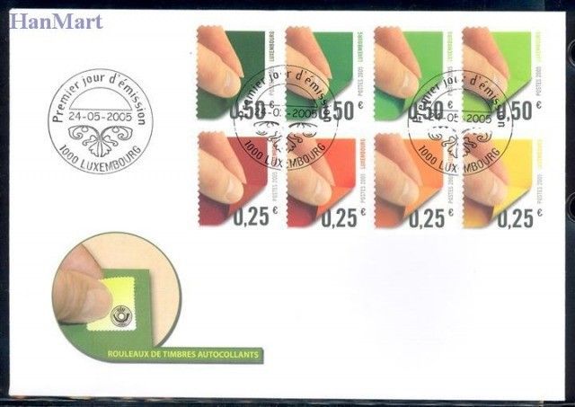 Znaczek Luksemburg 2005 Mi 1676-1683 FDC