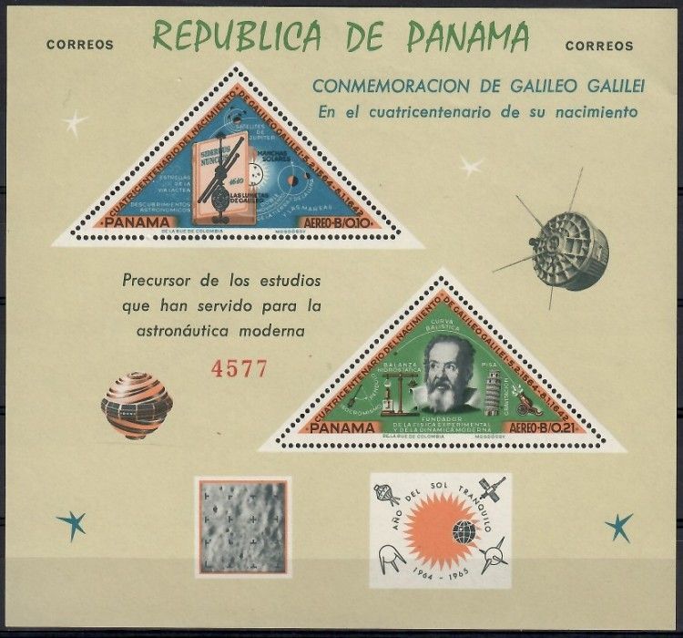 Znaczek Panama 1965 Mi bl 36 Czyste **