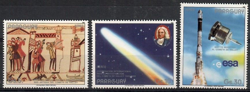 Znaczek Paragwaj 1986 Mi 3973-3975 Czyste **