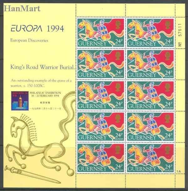 Znaczek Guernsey 1994 Mi ark 636 Czyste **