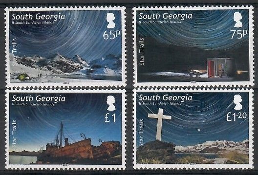 Znaczek Georgia Południowa i Sandwich Południowy 2013 Mi 586-589 Czyste **