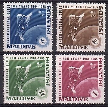 Znaczek Malediwy 1965 Mi 147-150 Czyste **