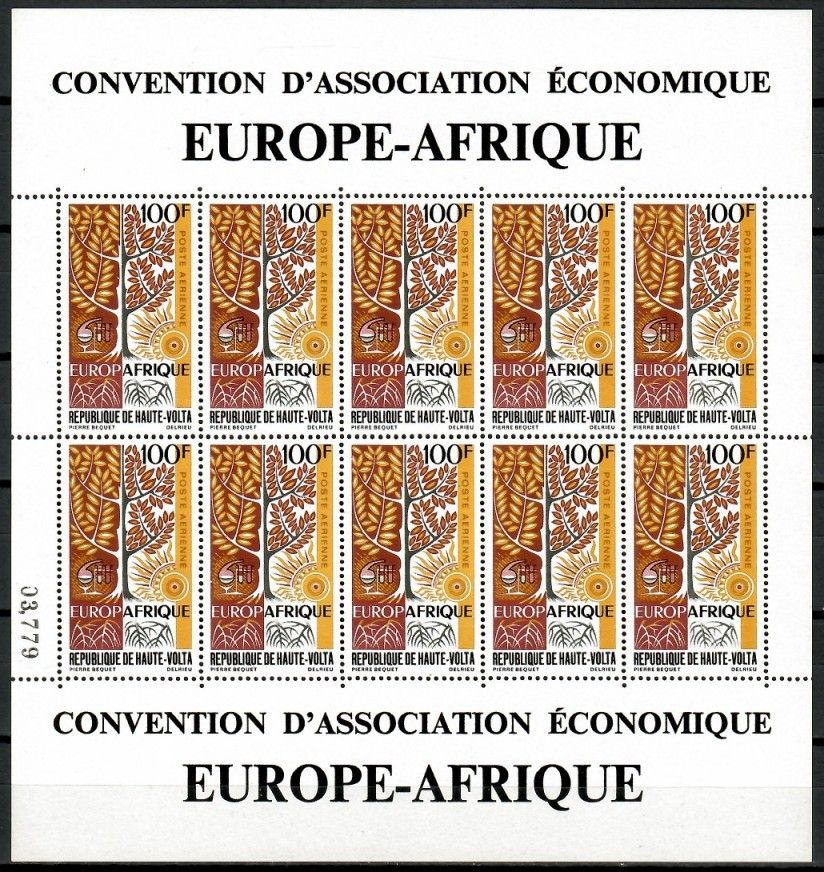 Znaczek Burkina Faso 1969 Mi ark 280 Czyste **
