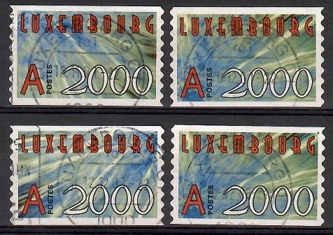 Znaczek Luksemburg 2000 Mi 1490-1493 Stemplowane
