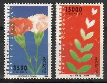 Znaczek Turcja 1995 Mi 3047-3048 Czyste **