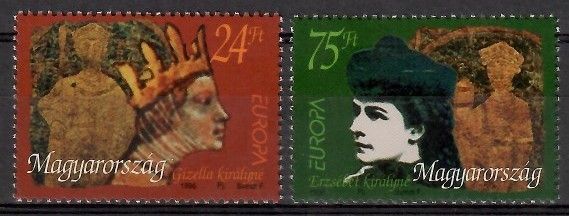 Znaczek Węgry 1996 Mi 4380-4381 Czyste **