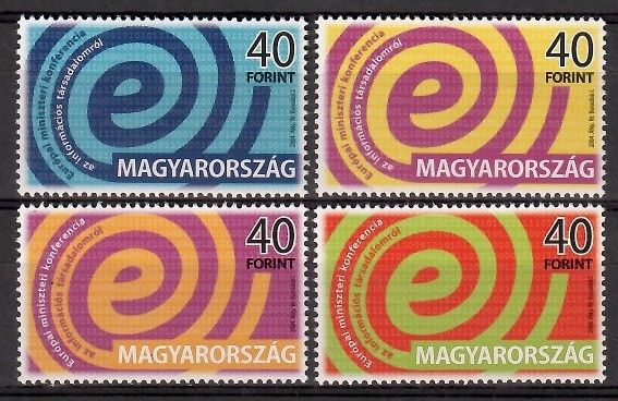 Znaczek Węgry 2004 Mi 4832-4835 Czyste **