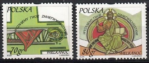 Znaczek Polska 2000 Mi 3817-3818 Fi 3663-3664 Czyste **