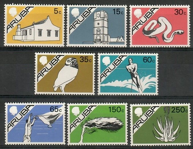 Znaczek Aruba 1986 Mi 5-12 Czyste **