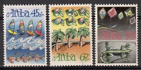 Znaczek Aruba 1990 Mi 83-85 Czyste **