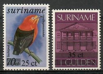 Znaczek Surinam 1987 Mi 1246-1247 Czyste **