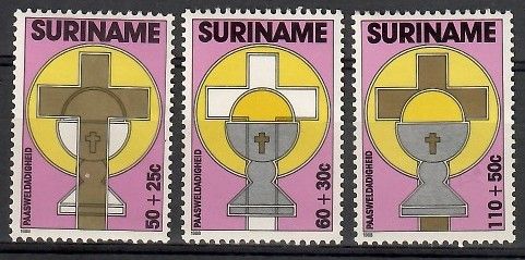 Znaczek Surinam 1988 Mi 1261-1263 Czyste **