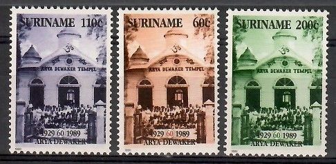 Znaczek Surinam 1990 Mi 1323-1325 Czyste **