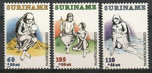 Znaczek Surinam 1990 Mi 1326-1328 Czyste **