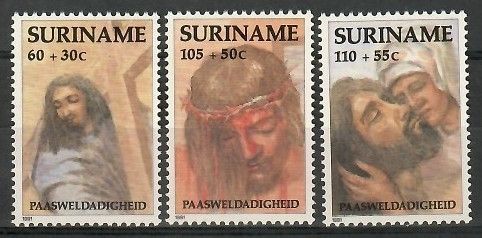 Znaczek Surinam 1991 Mi 1358-1360 Czyste **