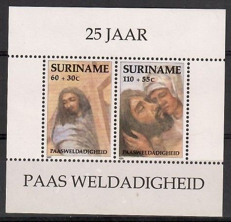Znaczek Surinam 1991 Mi bl 55 Czyste **