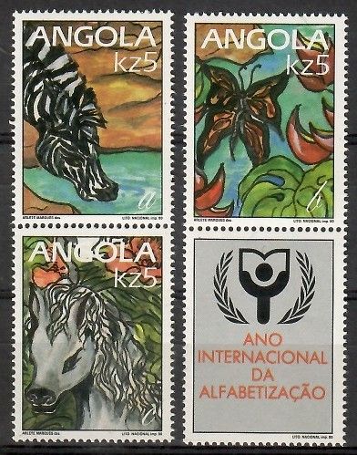 Znaczek Angola 1990 Mi 837-839 Czyste **