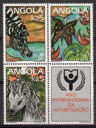 Znaczek Angola 1990 Mi 837-839 Czyste **