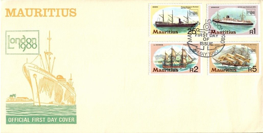 Mauritius 1980 Mi 494-497 FDC