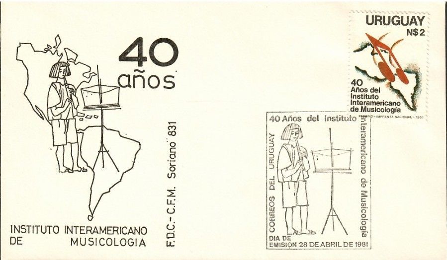 Znaczek Urugwaj 1981 Mi 1614 FDC