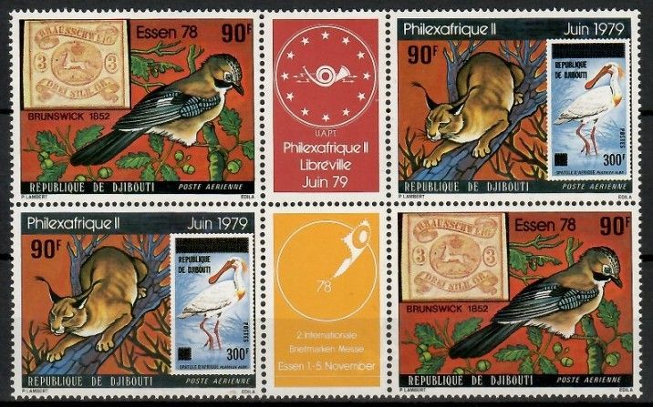 Znaczek Dżibuti 1978 Mi 234-235 Czyste **
