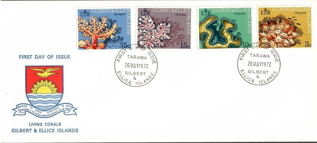 Znaczek Wyspy Gilberta i Ellice 1972 Mi 194-197 FDC
