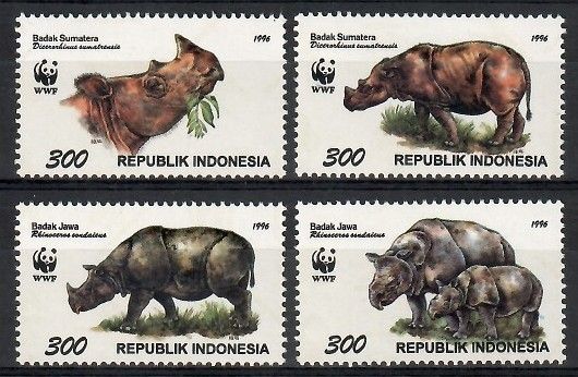 Znaczek Indonezja 1996 Mi 1648-1651 Czyste **