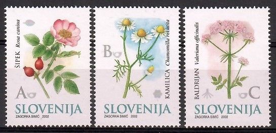 Znaczek Słowenia 2002 Mi 396-398 Czyste **