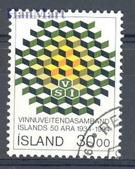 Znaczek Islandia 1984 Mi 621 Stemplowane