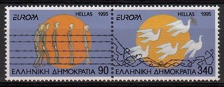 Znaczek Grecja 1995 Mi 1874-1875 Czyste **