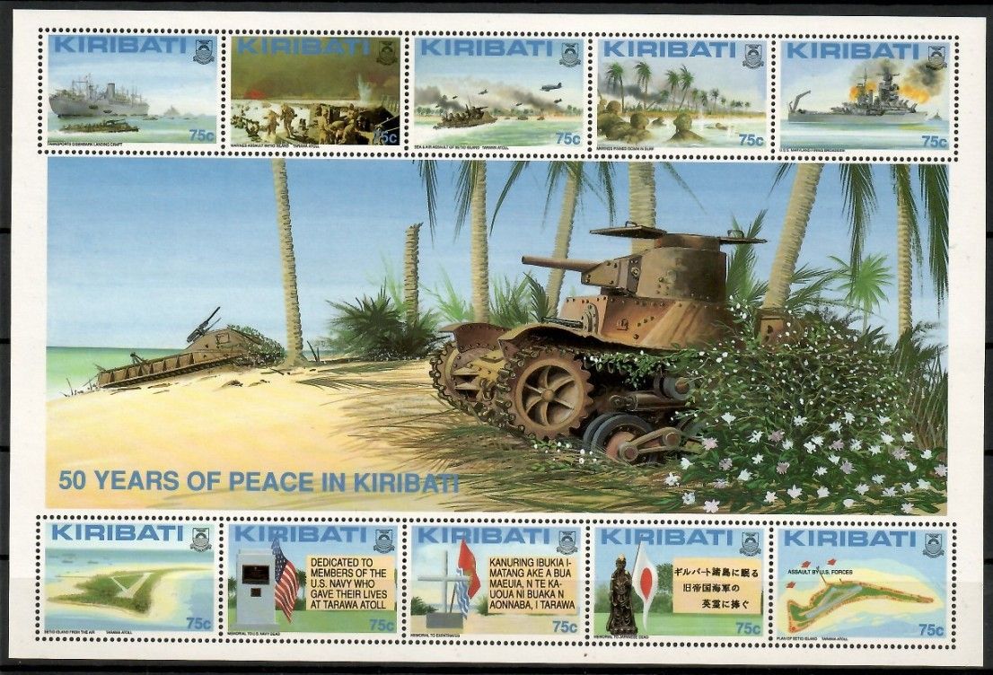 Znaczek Kiribati 1993 Mi bl 21 Czyste **