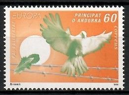 Znaczek Andora (hiszpańska) 1995 Mi 243 Czyste **