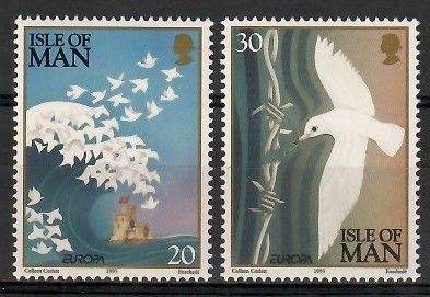 Znaczek Wyspa Man 1995 Mi 627-628 Czyste **